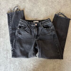 Garage Distressed High Rise Jeans